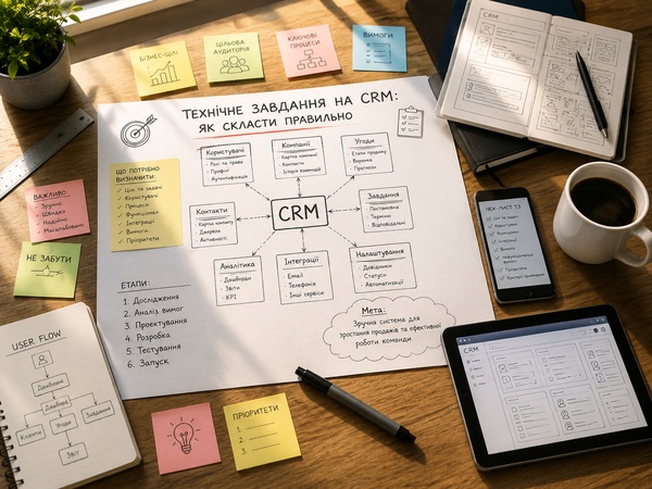 Техническое задание на CRM