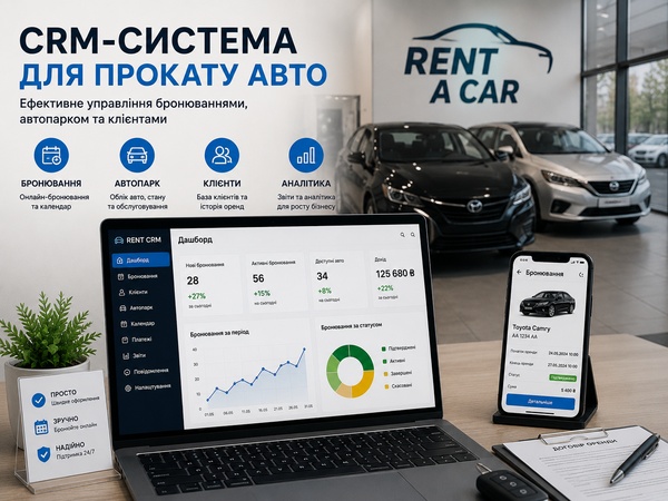 CRM для проката и аренды: бронирования, парк и депозиты